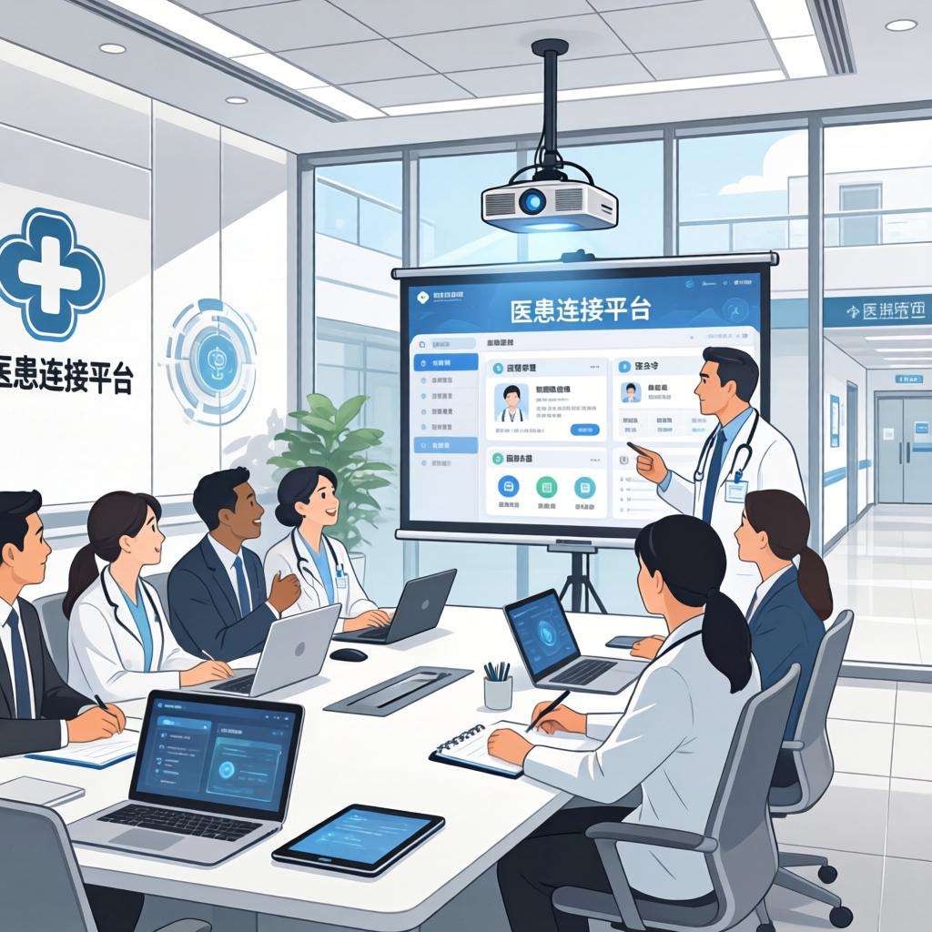 看丁香园如何把AI+人工智能、医生IP、医患一体化这三者融合？第一张图