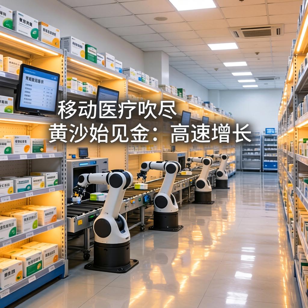 移动医疗吹尽黄沙始见金：高速增长的医药电商！第三张图