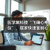 医学黑科技“飞碟心电仪”，居家快速鉴别心肌梗死成现实（图1）