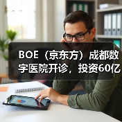 BOE（京东方）成都数字医院开诊，投资60亿打造西南智慧医疗创新典范（图2）