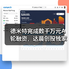 德米特完成数千万元A轮融资,达晨创投独家投资(图1) 德米特完成数千万元A轮融资,达晨创投独家投资(图1)