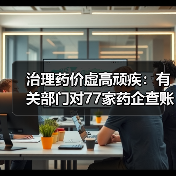 治理药价虚高顽疾：有关部门对77家药企查账（图1）