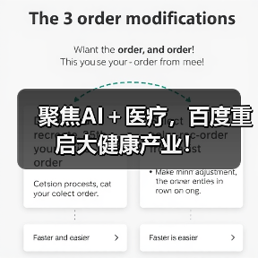 聚焦AI+医疗,百度重启大健康产业!(图3) 聚焦AI+医疗,百度重启大健康产业!(图3)