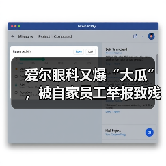 爱尔眼科又爆“大瓜”,被自家员工举报致残!(图4) 爱尔眼科又爆“大瓜”,被自家员工举报致残!(图4)