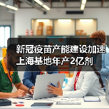 新冠疫苗产能建设加速 上海基地年产2亿剂(图2) 新冠疫苗产能建设加速 上海基地年产2亿剂(图2)
