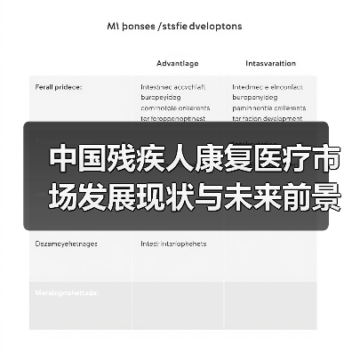 中国残疾人康复医疗市场发展现状与未来前景分析(图2) 中国残疾人康复医疗市场发展现状与未来前景分析(图2)
