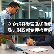 药企虚开发票洗钱做假账，财政部专项检查揭秘操作套路（图1）