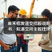 雍禾植发递交招股说明书,拟港交所主板挂牌上市(图1) 雍禾植发递交招股说明书,拟港交所主板挂牌上市(图1)