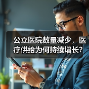 公立医院数量减少，医疗供给为何持续增长？（图1）
