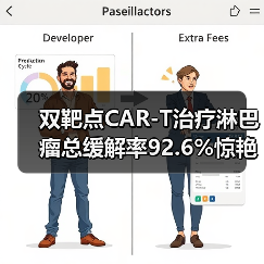 双靶点CAR-T治疗淋巴瘤总缓解率92.6%惊艳ASCO(图4) 双靶点CAR-T治疗淋巴瘤总缓解率92.6%惊艳ASCO(图4)