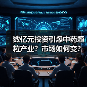 数亿元投资引爆中药颗粒产业?市场如何变?(图2) 数亿元投资引爆中药颗粒产业?市场如何变?(图2)