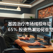 基因治疗市场规模年增65% 投资热潮如何重塑行业格局？（图1）