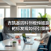 吉凯基因科创板预披露：靶标发现如何引领新药研发？（图1）