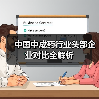 中国中成药行业头部企业对比全解析（图1）