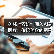 药械“双雄”闯入AI新医疗：传统药企的新平台转型（图1）