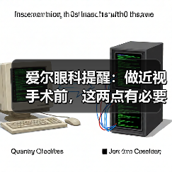 爱尔眼科提醒:做近视手术前,这两点有必要知道(图3) 爱尔眼科提醒:做近视手术前,这两点有必要知道(图3)