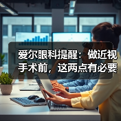 爱尔眼科提醒:做近视手术前,这两点有必要知道(图2) 爱尔眼科提醒:做近视手术前,这两点有必要知道(图2)