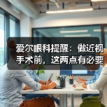 爱尔眼科提醒:做近视手术前,这两点有必要知道(图4) 爱尔眼科提醒:做近视手术前,这两点有必要知道(图4)