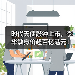时代天使敲钟上市，李华敏身价超百亿港元！（图1）
