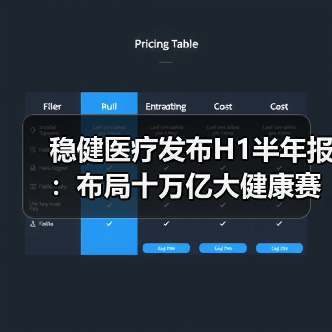 稳健医疗发布H1半年报:布局十万亿大健康赛道(图1) 稳健医疗发布H1半年报:布局十万亿大健康赛道(图1)