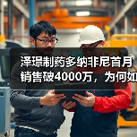 泽璟制药多纳非尼首月销售破4000万，为何如此抢手？（图1）