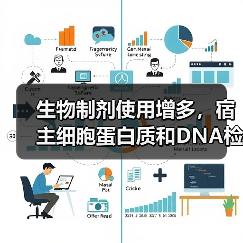 生物制剂使用增多，宿主细胞蛋白质和DNA检测市场兴起（图1）