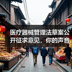 医疗器械管理法草案公开征求意见,你的声音将影响法规制定(图3) 医疗器械管理法草案公开征求意见,你的声音将影响法规制定(图3)