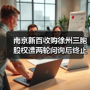 南京新百收购徐州三胞股权遭两轮问询后终止（图3）
