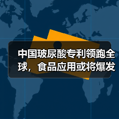 中国玻尿酸专利领跑全球,食品应用或将爆发(图1) 中国玻尿酸专利领跑全球,食品应用或将爆发(图1)