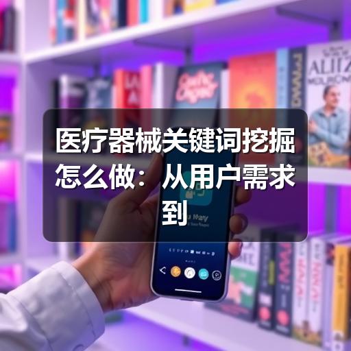 医疗器械关键词挖掘怎么做:从用户需求到内容布局的实用方法