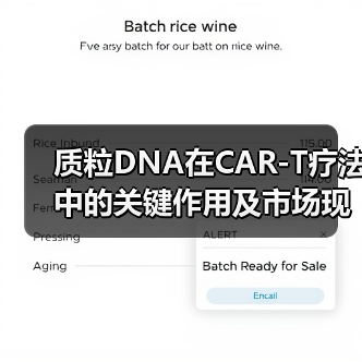质粒DNA在CAR-T疗法中的关键作用及市场现状分析（图1）