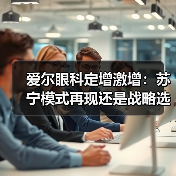 爱尔眼科定增激增：苏宁模式再现还是战略选择？（图4）