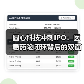 圆心科技冲刺IPO:医患药险闭环背后的双面挑战(图4) 圆心科技冲刺IPO:医患药险闭环背后的双面挑战(图4)