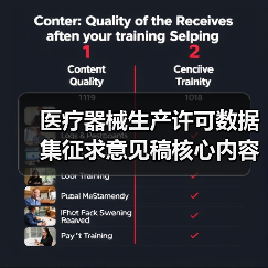 医疗器械生产许可数据集征求意见稿核心内容解析(图2) 医疗器械生产许可数据集征求意见稿核心内容解析(图2)