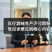 医疗器械生产许可数据集征求意见稿核心内容解析(图3) 医疗器械生产许可数据集征求意见稿核心内容解析(图3)