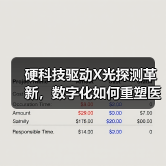 硬科技驱动X光探测革新,数字化如何重塑医疗体系?(图4) 硬科技驱动X光探测革新,数字化如何重塑医疗体系?(图4)