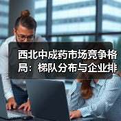 西北中成药市场竞争格局：梯队分布与企业排名分析（图3）