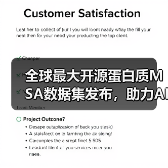 全球最大开源蛋白质MSA数据集发布,助力AI模型突破蛋白质研究瓶颈(图1) 全球最大开源蛋白质MSA数据集发布,助力AI模型突破蛋白质研究瓶颈(图1)
