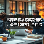 医药反腐举报奖励新政,最高100万!全民监督新趋势?(图2) 医药反腐举报奖励新政,最高100万!全民监督新趋势?(图2)