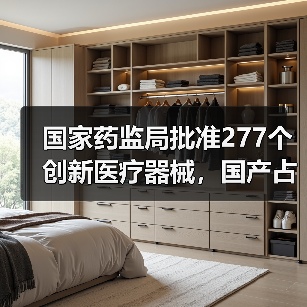 国家药监局批准277个创新医疗器械，国产占比近六成（图3）