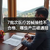 7批次医疗器械抽检不合格，哪些产品被通报？（图1）