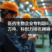 医药生物企业专利超6.7万件，科创力排名揭晓！（图3）