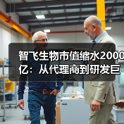 智飞生物市值缩水2000亿：从代理商到研发巨头，差距究竟有多大？（图1）
