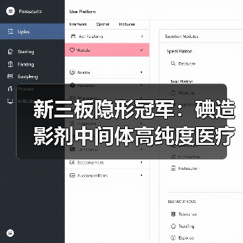 新三板隐形冠军：碘造影剂中间体高纯度医疗原料解析（图2）