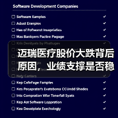 迈瑞医疗股价大跌背后原因，业绩支撑是否稳固？（图4）