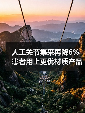 人工关节集采再降6% 患者用上更优材质产品(图2) 人工关节集采再降6% 患者用上更优材质产品(图2)