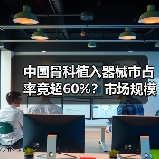 中国骨科植入器械市占率竟超60%？市场规模超300亿（图1）