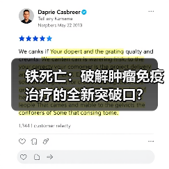 铁死亡：破解肿瘤免疫治疗的全新突破口？（图1）