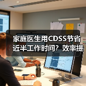 家庭医生用CDSS节省近半工作时间?效率提升惊艳效果(图1) 家庭医生用CDSS节省近半工作时间?效率提升惊艳效果(图1)