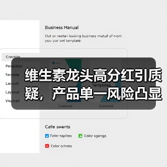 维生素龙头高分红引质疑,产品单一风险凸显?(图2) 维生素龙头高分红引质疑,产品单一风险凸显?(图2)